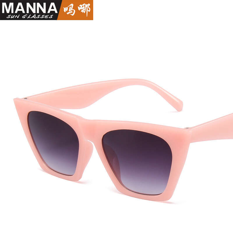 New Women's Men's Fashion Square Frame Designer Unique Cat Eye Sunglasses