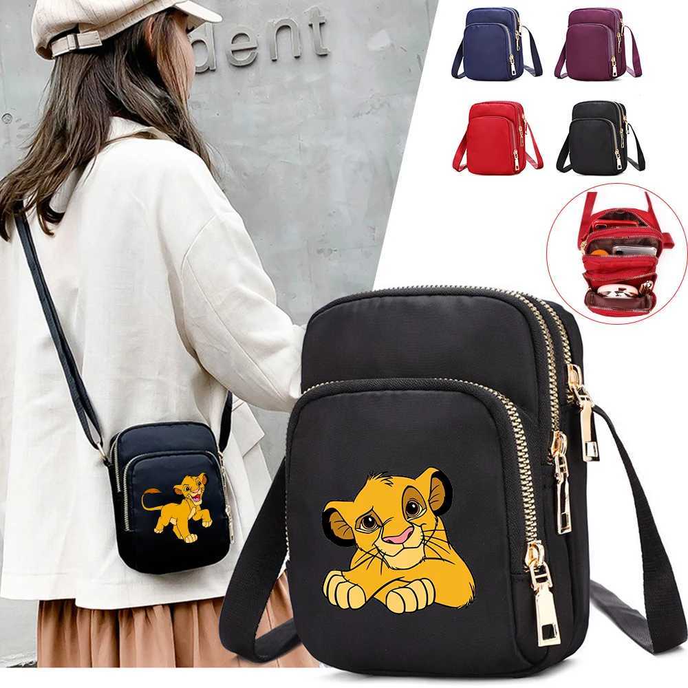 The Lion King Women Shoulder Bags Cell Phone Purse Crossbody Shoulder Strap Handbag Female Bags Teenagers Causal Bag Gift Y250819