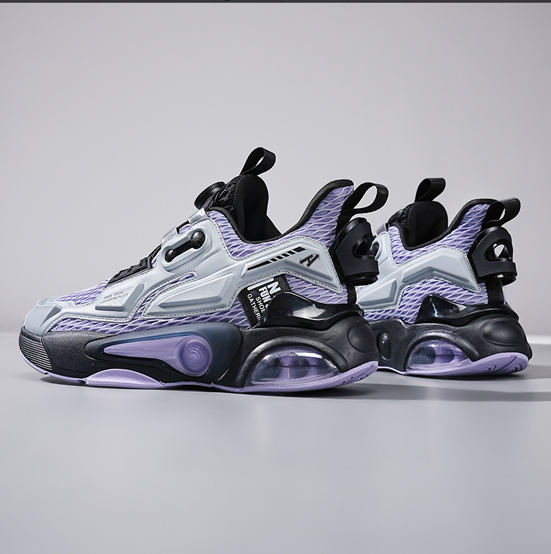 free shipping Men's shoes thick soled air cushion breathable mesh sports shoes Korean version trendy versatile casual shoes