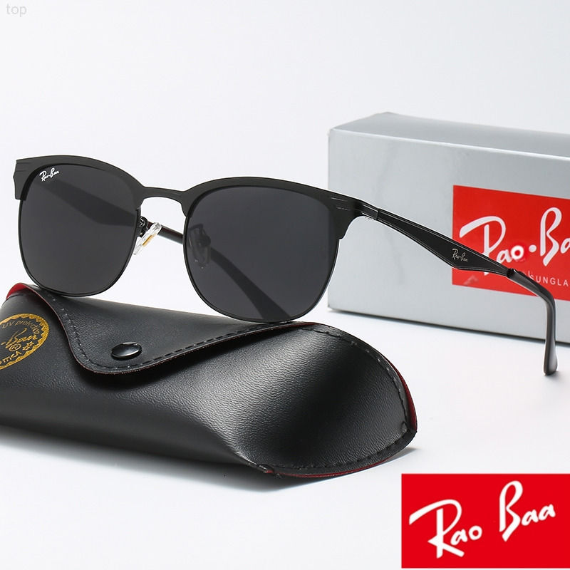 men rao baa sunglasses classic brand retro luxury designer eyewear s metal frame designers sun glasses woman ml 3538 wi rayband raybans raies ban banssunglasses 72PK