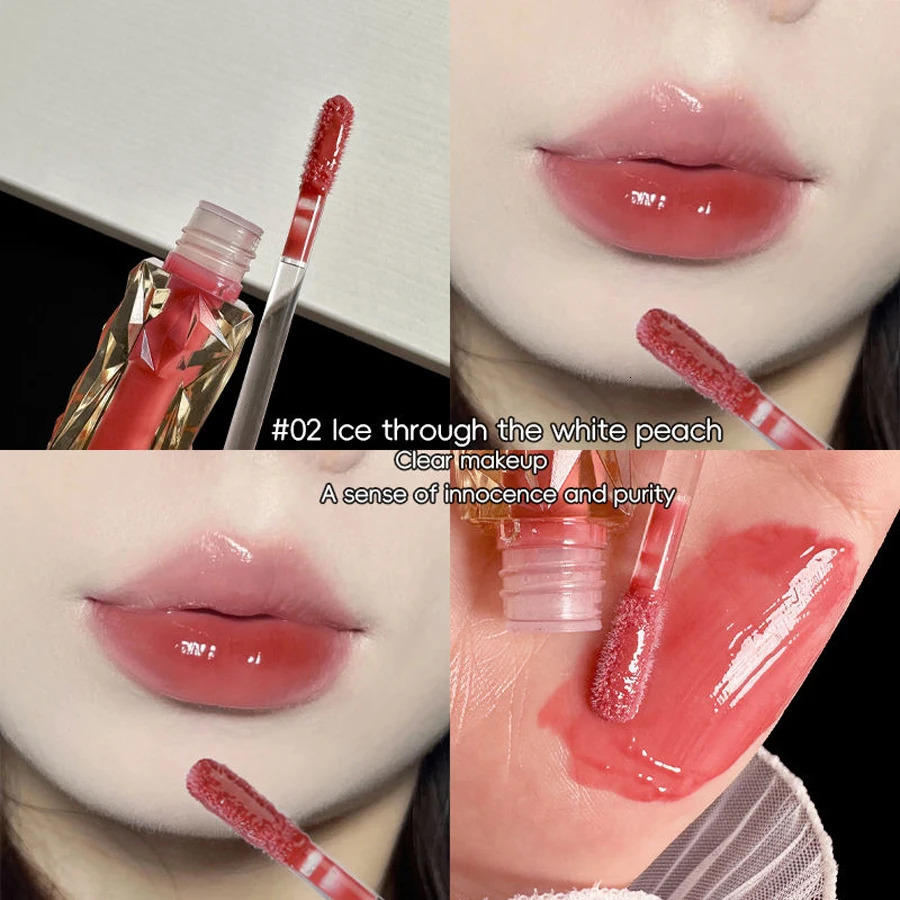 Lip Gloss Longlasting Moisturizing Waterproof Nonfading Mirror Cosmetics 250809