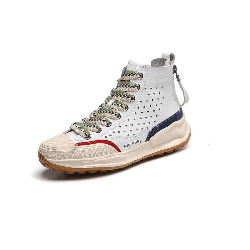 2025 Summer New Shell Toe Genuine Leather White Sneakers Soft Sole Casual Breathable Versatile Women's Shoes