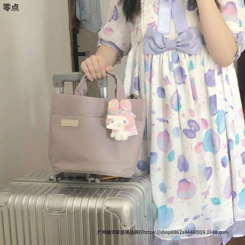 2025 New Versatile Casual Handbag Single Shoulder Crossbody Large Capacity Commuter Student Storage Female Tote Bag