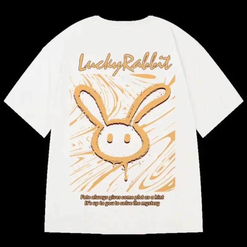 M-8XL Men Oversized Loose American Vintage Colored Rubiks Cube Print Short Sleeve Round Neck Versatile Trend Couple Outfit Y250819