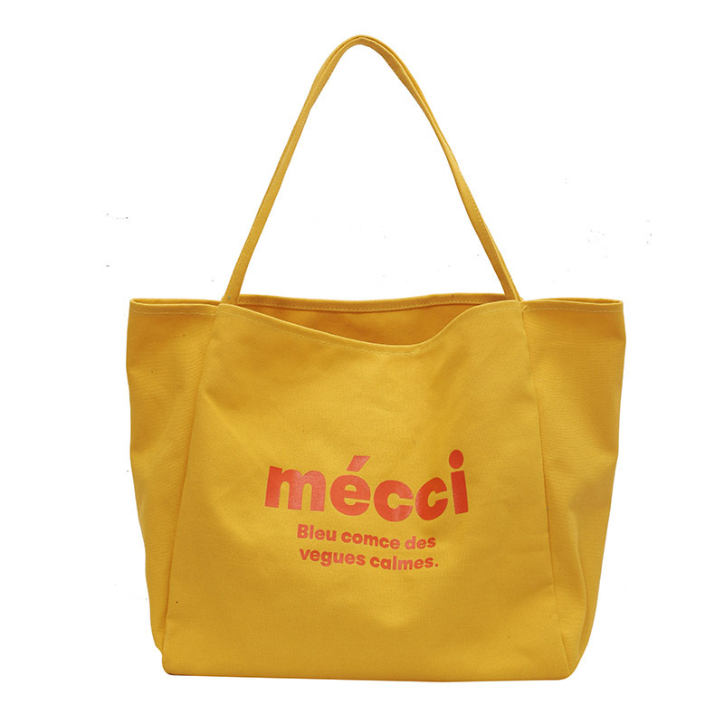 2025 Autumn Women's Student Canvas Bag Summer New Fashionable Casual Handbag Large Capacity Shopping Bag Cloth Bag Women's Crossbody Bag Des