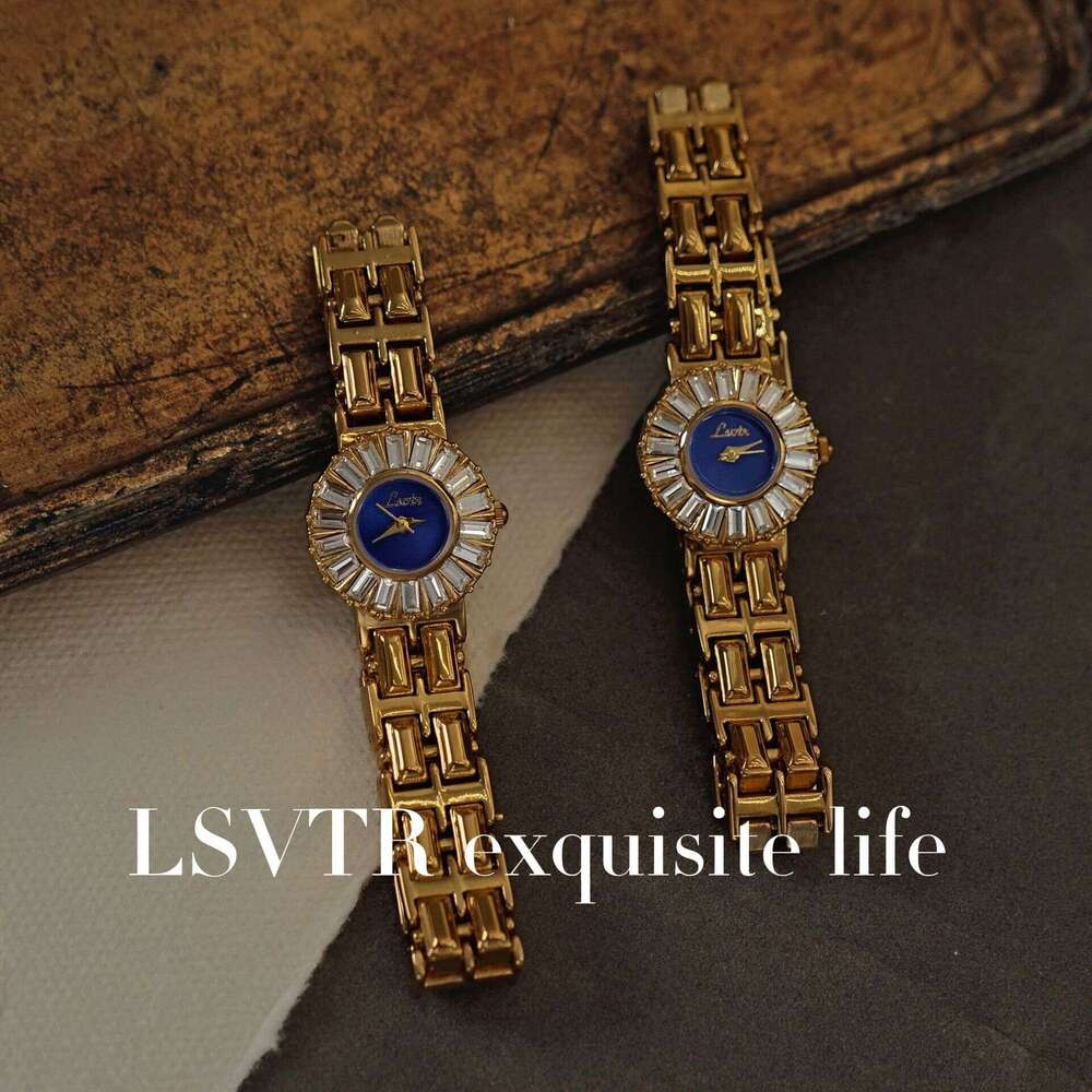 New Hot-Selling Jewelry Designer Women's Wristwatch Vintage Gold Watch for Women