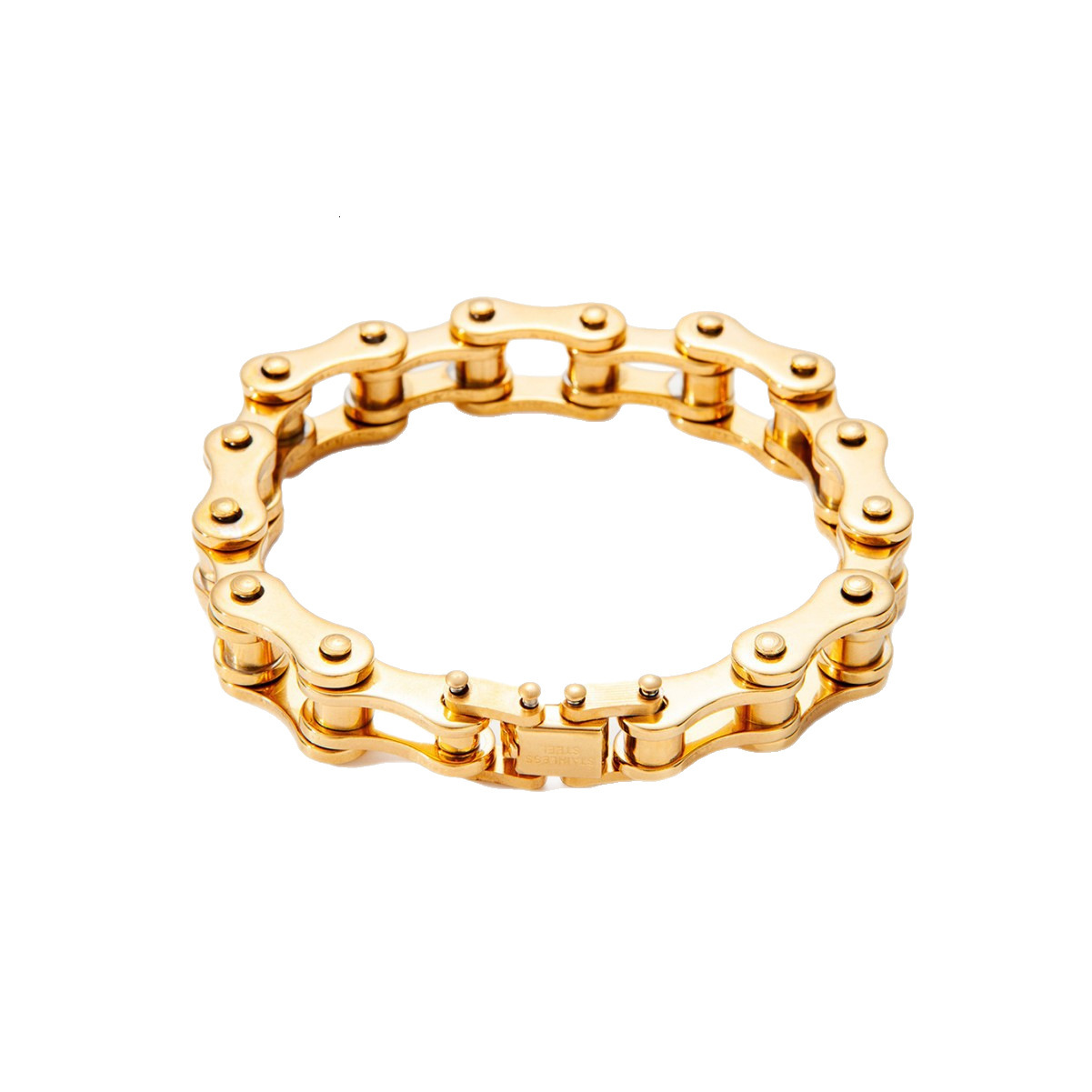 Hot Selling Trendy Stainless Motorcycle Chain Bicycle Titanium Steel Personalized Men's Bracelet