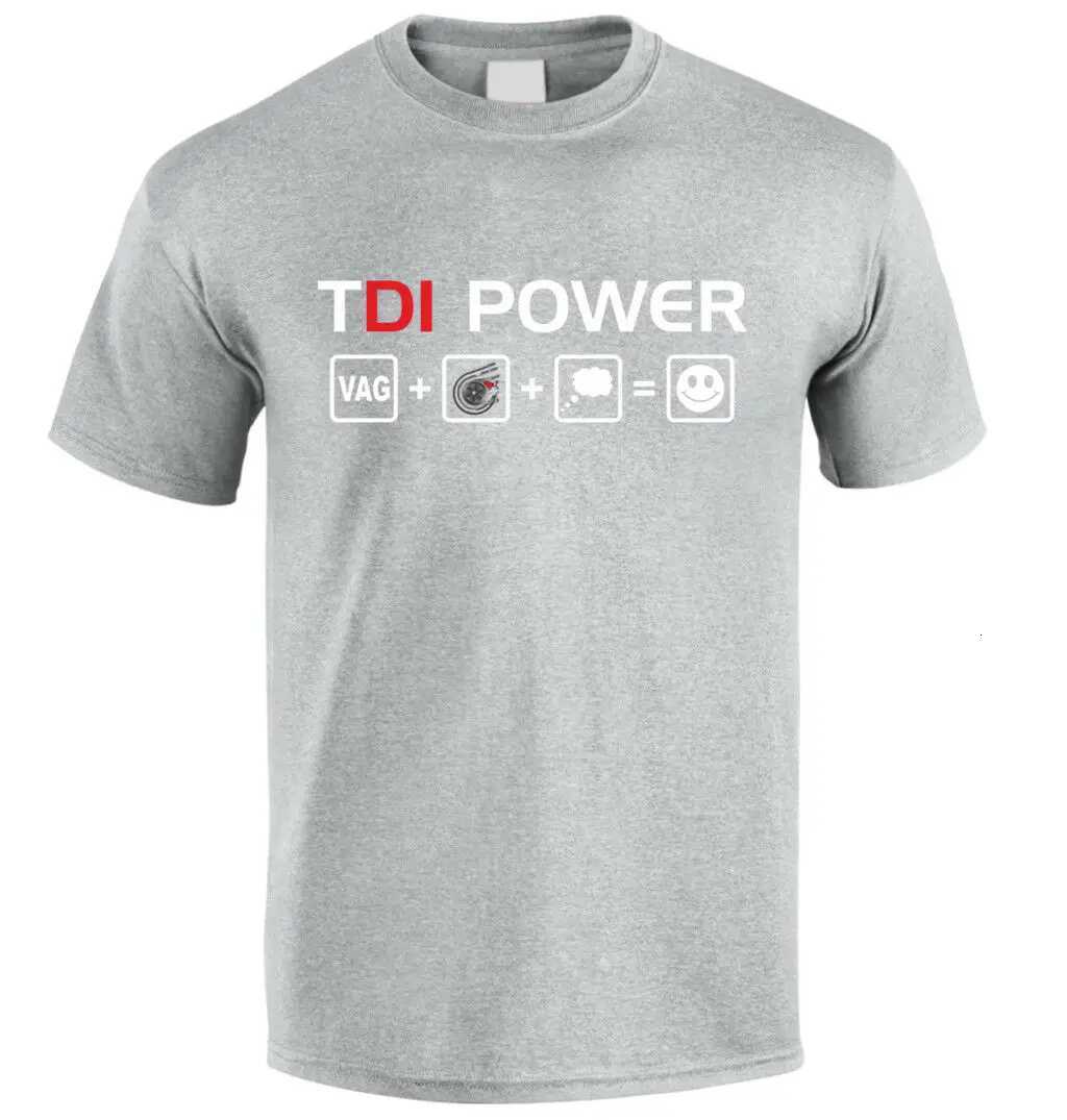 Tdi Vag + Turbocharger Fun Fan T Shirt Cool Short Sleeve Christmas Gift A T-shirt for Car Fans Y250819