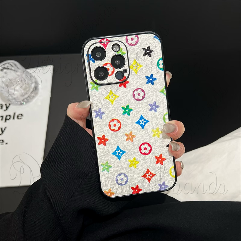 Fashion Designer Phone Cases for iPhone 17 Pro Max cases Summer fresh beach style case for 16 15 Plus 14 Pro 13 12 11 checkered square iPhone 15 Luxur