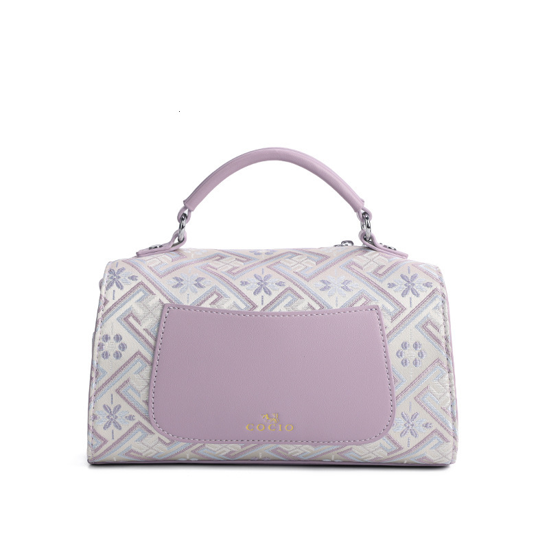 Free Shipping Designer Luxury New Women's Printed Handbag Niche High-end Large Capacity Commuting Shoulder Crossbody Bag Fashion Boston Pillow Ba