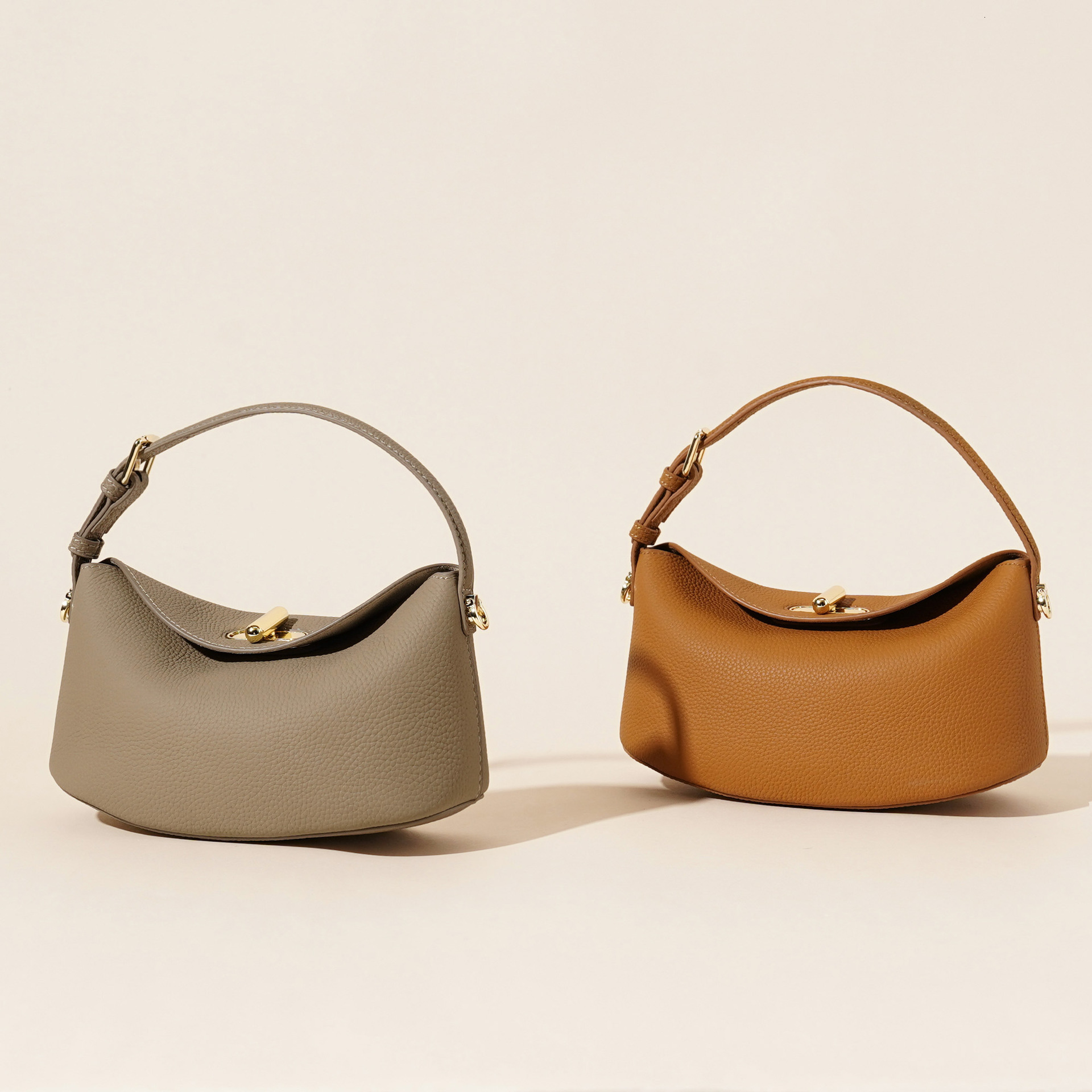 Free Shipping Designer New Leather Versatile Women's Handbag Urban Minimalist Single Shoulder Crossbody Bag Casual Makeup Bag Commuting Bag