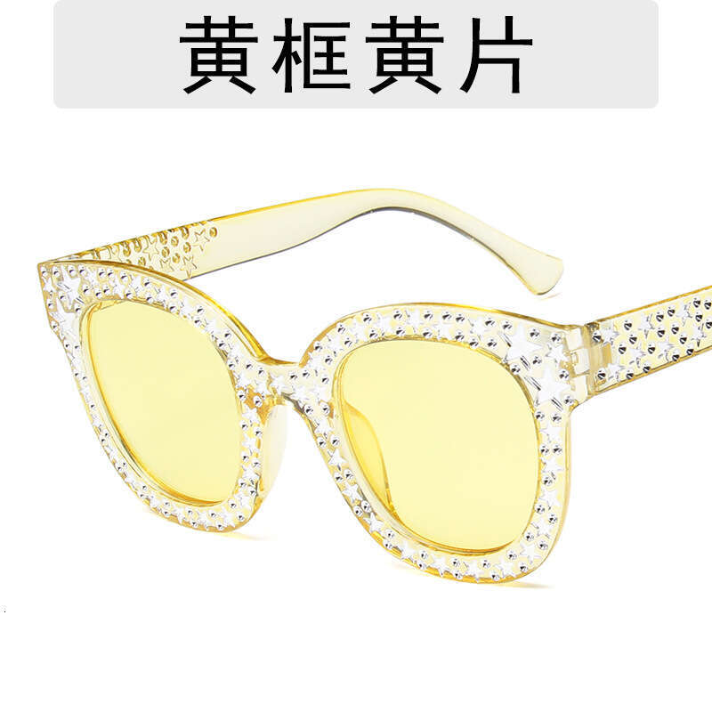 Unique Designer Starry Sky Jelly Color Sunglasses Fashion Colorful Ocean Lens Cute Playful Glasses