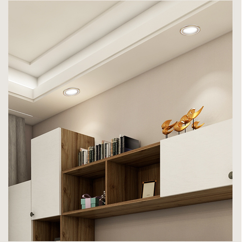 Adjustable LED Three Color Changing Cylinder Light for Hotel Rooms - Ceiling Mount 23