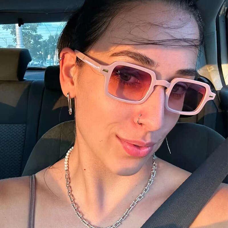 Fashion Trend Leopard Print Designer Women No-Makeup Look Square Decorative Sunglasses Outdoor Sun Protection Glasses for Men