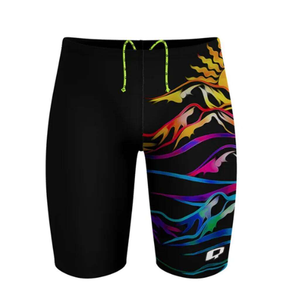 2025 New Boys Jammers Sports Surf Mens Summer Swimwear Training Swim Shorts Trunks Swimsuits Beach Swimming Pants