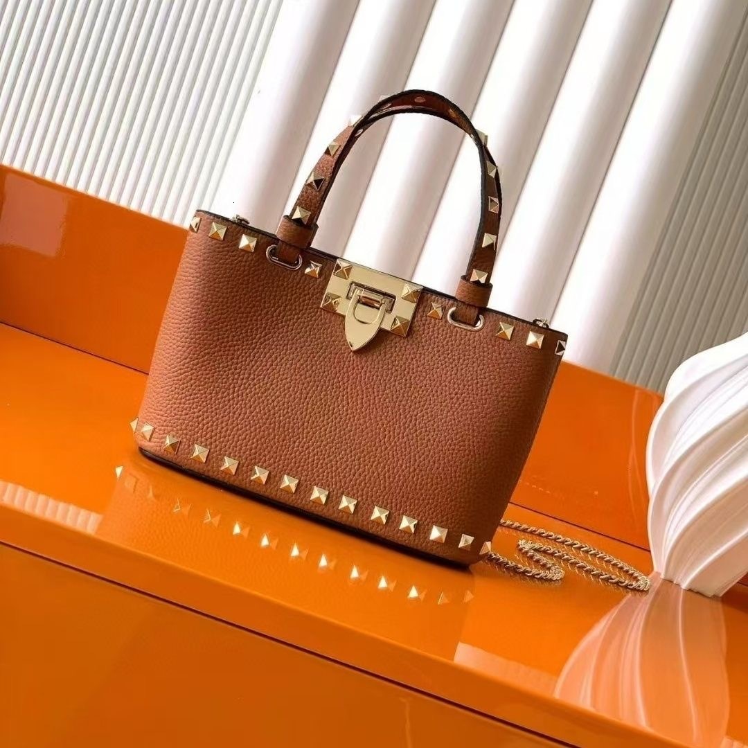 designer bag bucket Bags handbag Rivet Crossbody Bags women hobo Bag ladies handbags e2 78 b7