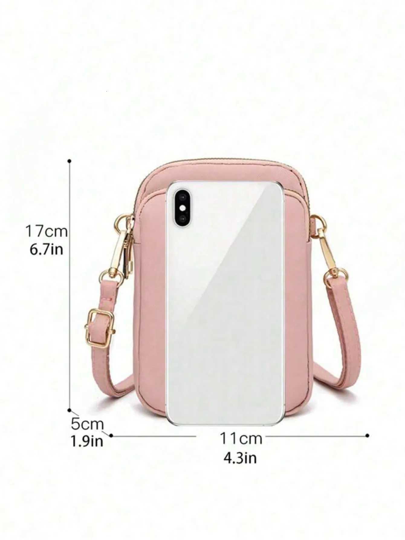 1pc Leisure And Fashion Crossbody Walking Bag With Mobile Phone Cloth Bag Vertical Zero Wallet For TravelBack To SchoolG Y250819