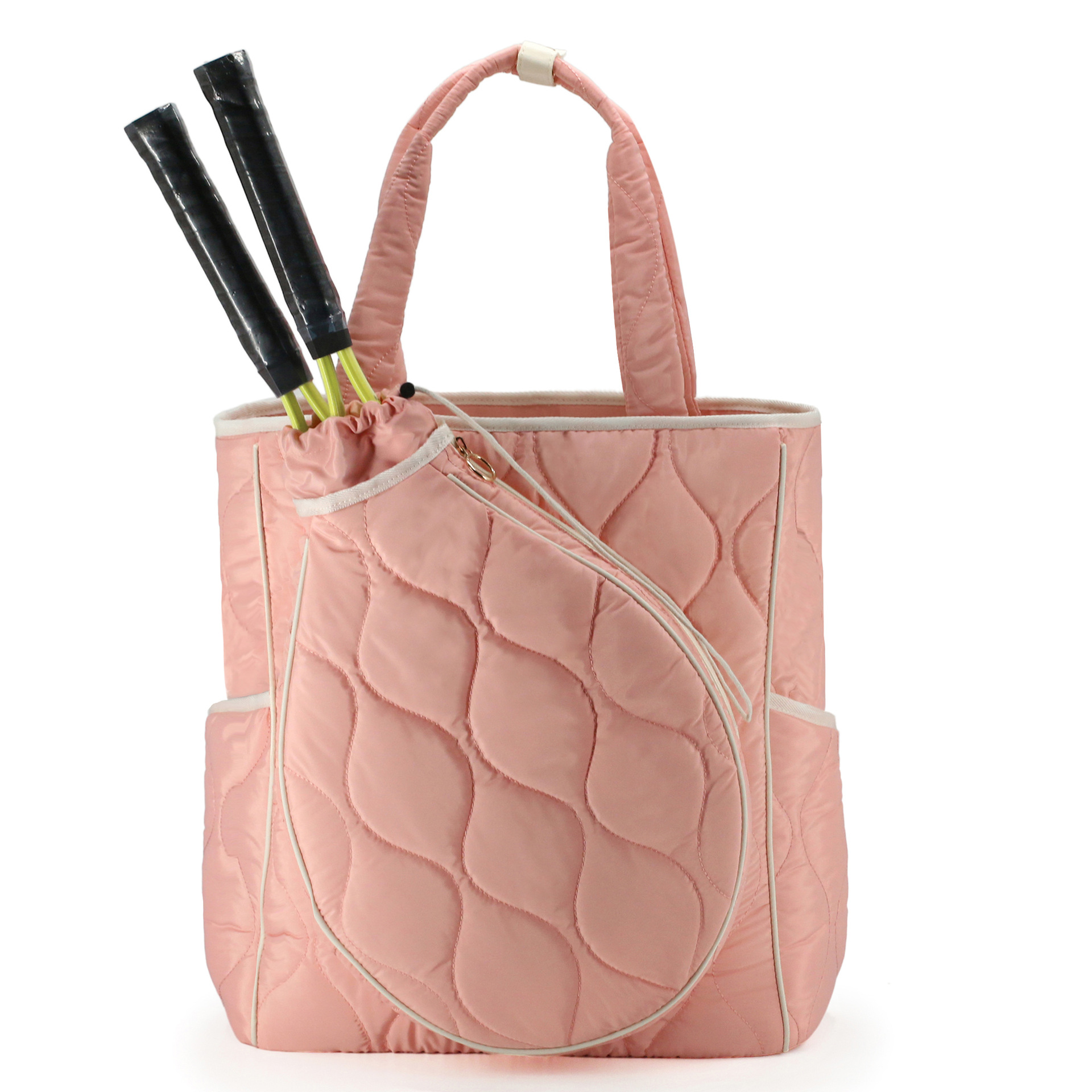 Tennis Bags Tennis Racket Bag Women Tennis Tote Bag Handbag Waterproof Lightweight Badminton Racket Shoulder Bag Rackets With Removable Shoulder Strap