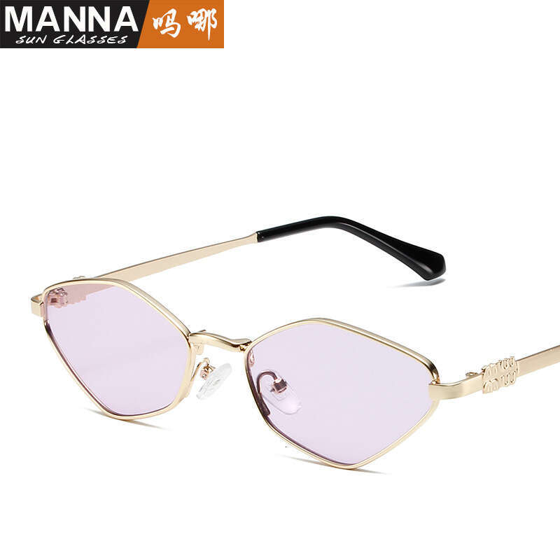 Fashion Diamond UV400 Simple Designer Beach Sunshade Glasses Celebrity Style Sunglasses