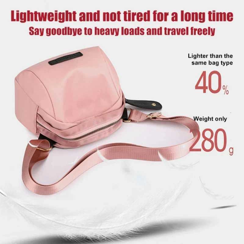 Trendy Women Nylon Chest Crossbody Bag Waterproof Shoulder Bag Lightweight and Secure Zipper Purse for Effortless Everyday Sty Y250819