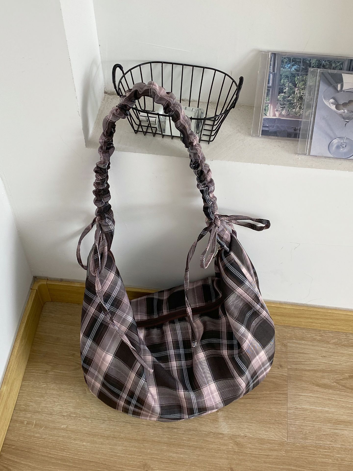 2025 Autumn Korean Style Crossbody Bag Autumn/Winter New Ballet Style Shoulder Bag Underarm Long Stick Bag Large Capacity Women's Crossbody Bag T