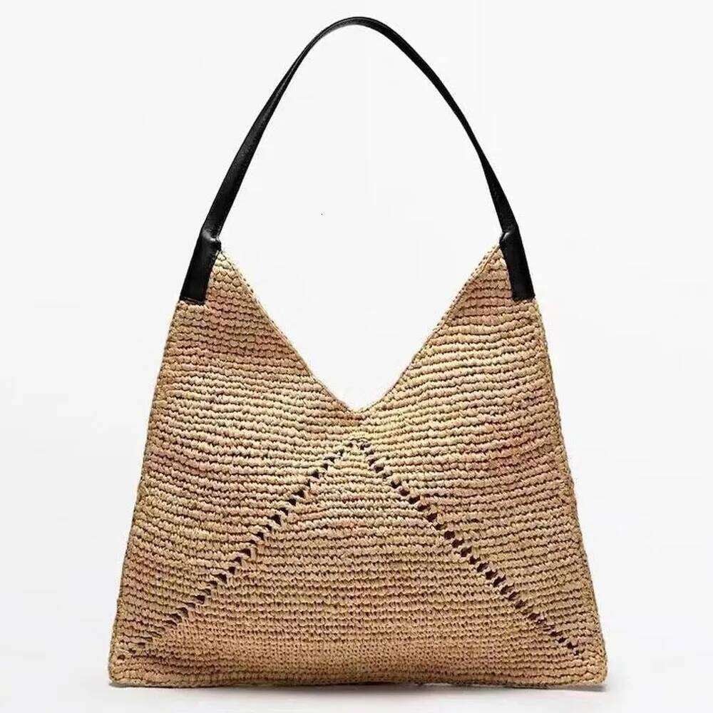 Rattan Tote Bag ,Women's Straw Woven Handbag,Fashionable Handmade Shoulder Handbags For Women Elegant Purse