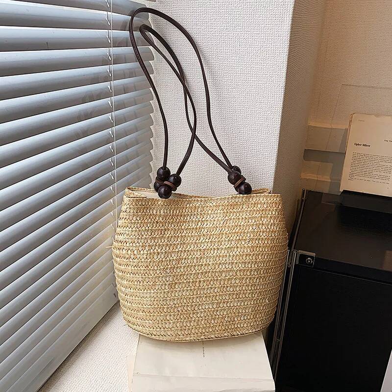 Autumn New Women s Crossbody Bag Casual Woven Shoulder Bag Women s Handbag Handmade Beach Bag Women s Travel Large Capacity Handbag Autumn New Designe
