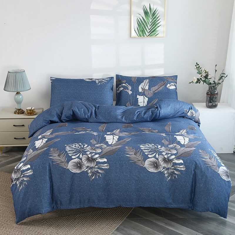 Reversible Summer Blossom Single Twin Full Queen Duvet Cover Set Y250819
