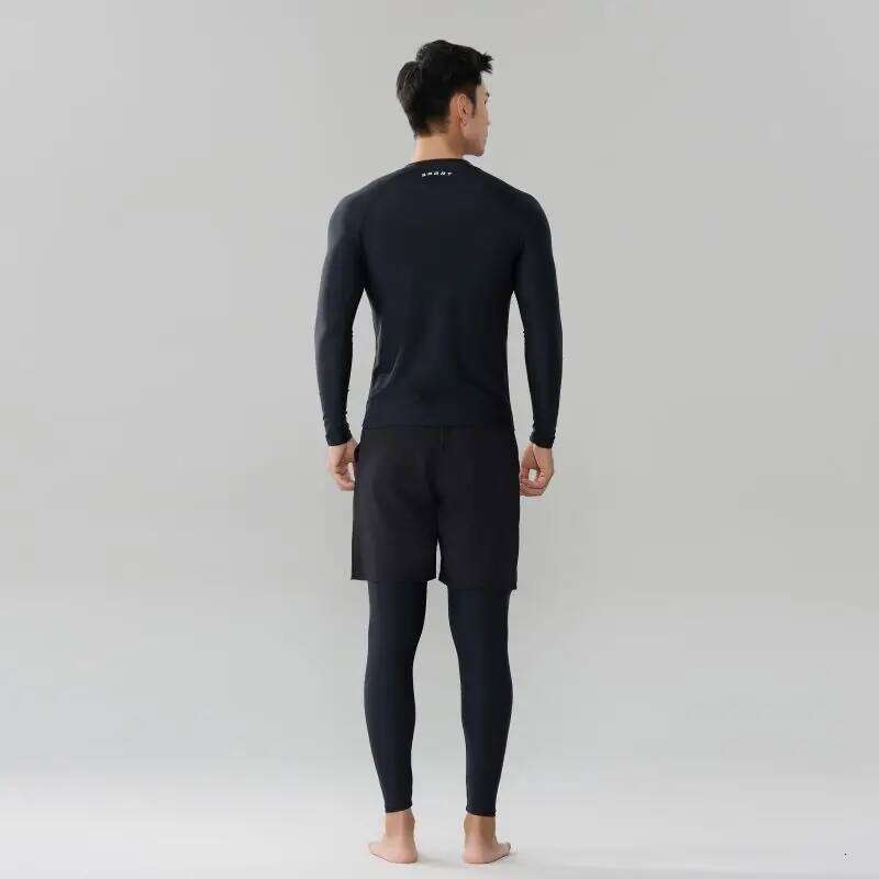 Snorkeling Swimsuit Split Men's Plus Size Jellyfish Suit Sunscreen Surfing Swimwear Quick Drying Diving Long Sleeved Pants Set