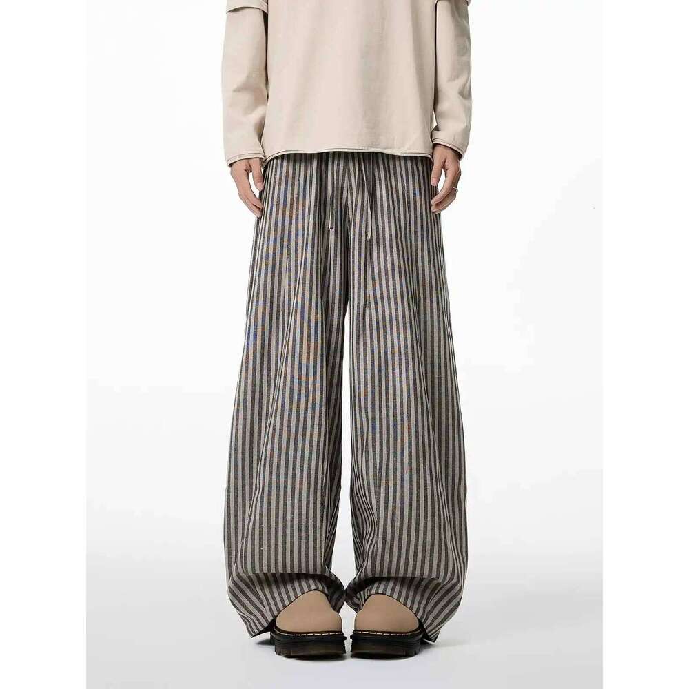 Women's Black Gothic Striped Long Pants Baggy Sweatpants Haruku Y2k Emo Vintage Oversize Trousers Japanese 2000s Style Clothes
