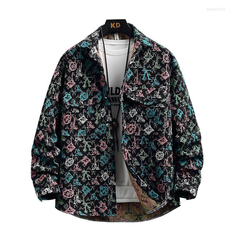 Men's Jackets Jacket Spring Personality Fashion Casual Handsome Trend Laps Collar 2025 Korean Style Slim Fit Teenagers