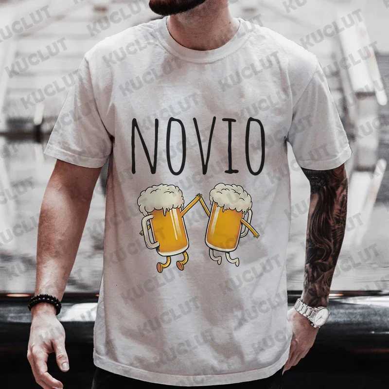 Spanish Boyfriend Evg Team Groom Man T Shirt Single Farewell Short Sleeve Tees Bachelor Party Tshirt Wedding Beer Graphic Tops Y250819
