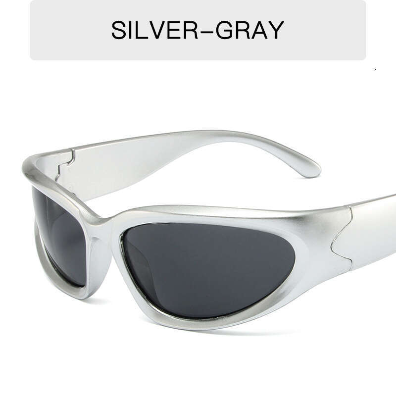 New Cycling Designer Sports Glasses Y2K Millennial Hot Girl Fashion Steampunk Style Sunglasses for Men