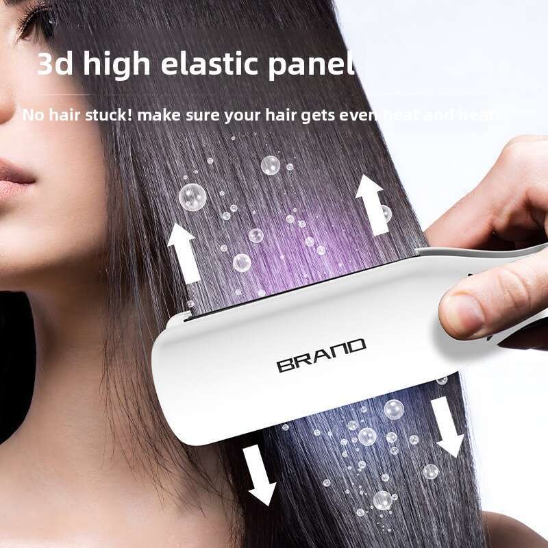 New Wide Version For Salon Use, Moisture retention Electric Hair Straightener With 6 Temperature Settings