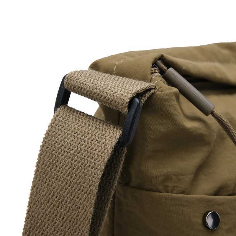 Womens Ultra Light Nylon Crossbody Bag - Adjustable Strap Zipper Closure Fashionable Shoulder Bag for Daily Use Y250819