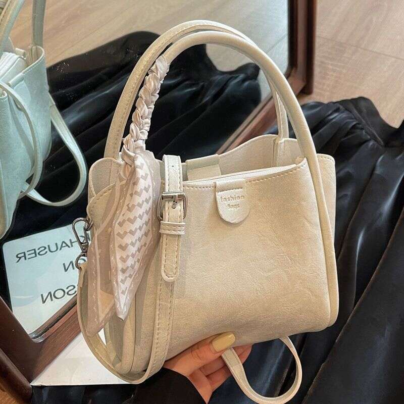 Handbag Women 2025 Spring Summer New Forest Style Ins Shoulder Versatile Crossbody Bucket Bag for Going Out