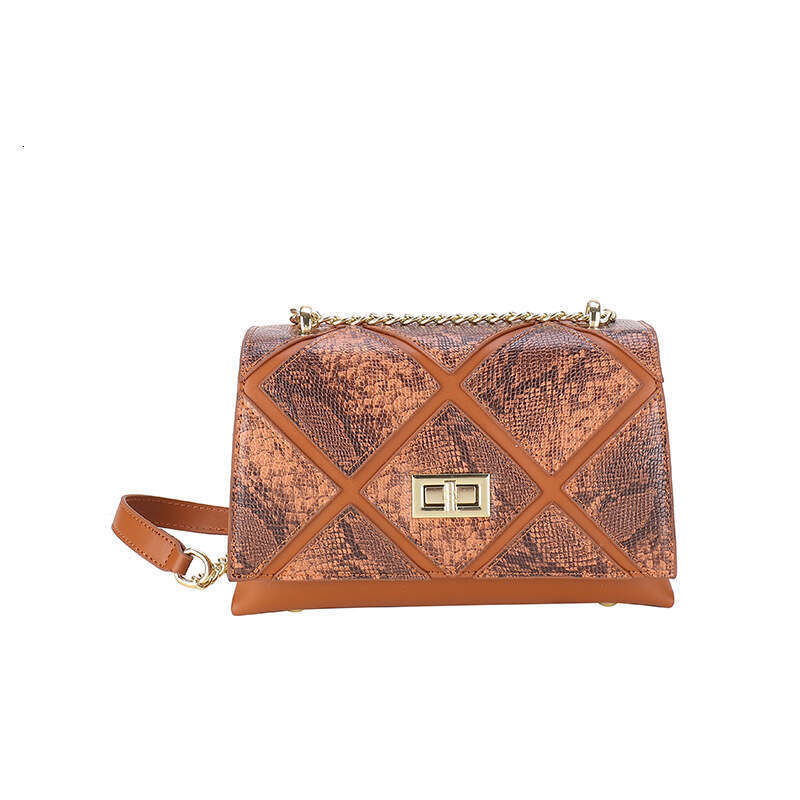 2025 Bags Designer New Snake Pattern Chain Fashion Single Shoulder Crossbody Small Bag for Women