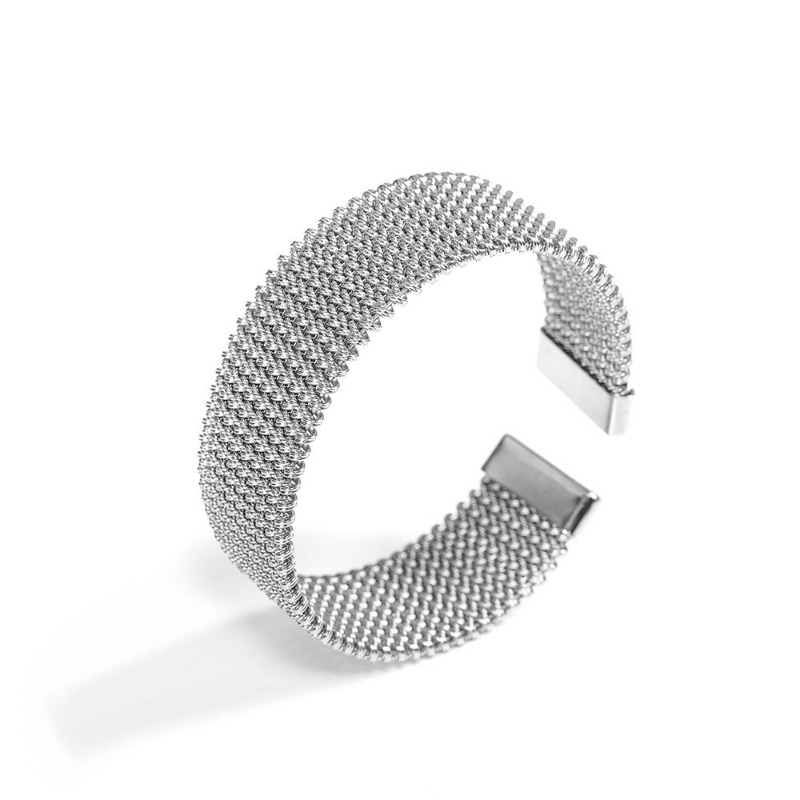 Titanium Steel Round Style Couples' Commuter Bracelet
