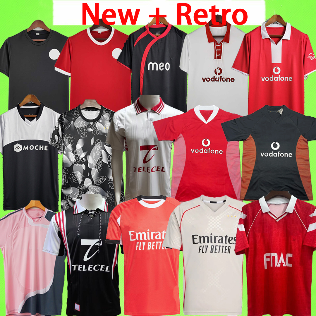 New + Retro benficas 25 26 27 soccer shorts jerseys KIDS KIT Kokcu RAFA NERES RAMOS 2025 2026 2027 Football pants shirt Vintage RUI COSTA SIMAO BFC 1990 1994 1995 2004 2005