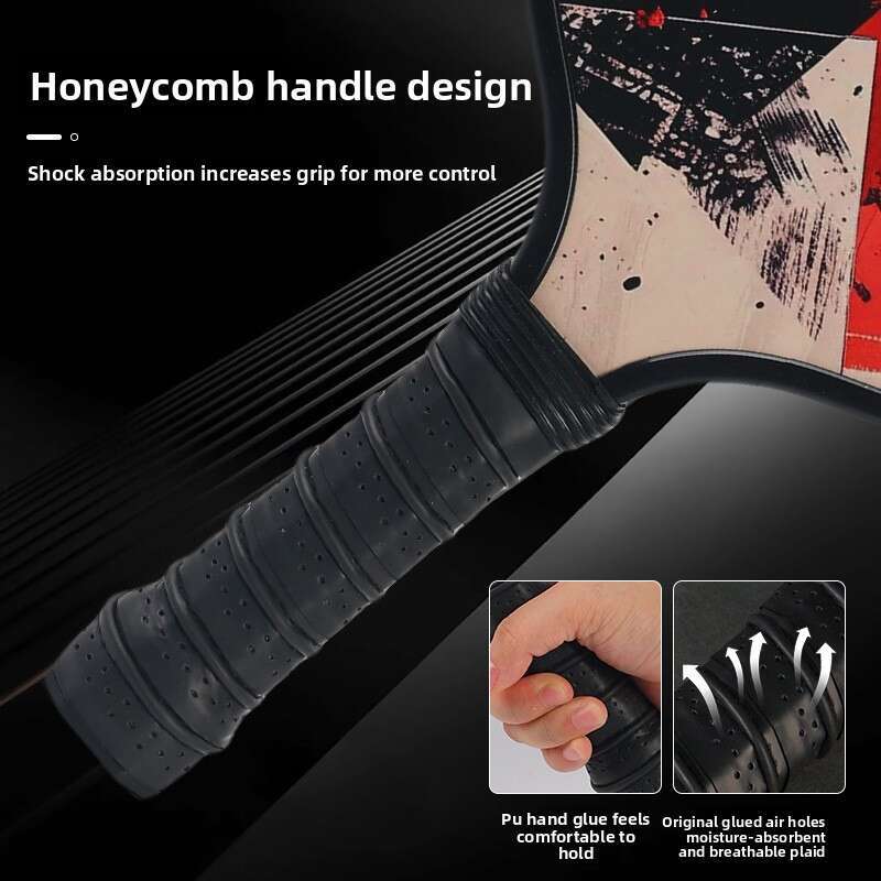 Special Nine-Layer Poplar Wood Pickleball Beach Paddle Badminton Racket For Beginners Sports Enthusiasts