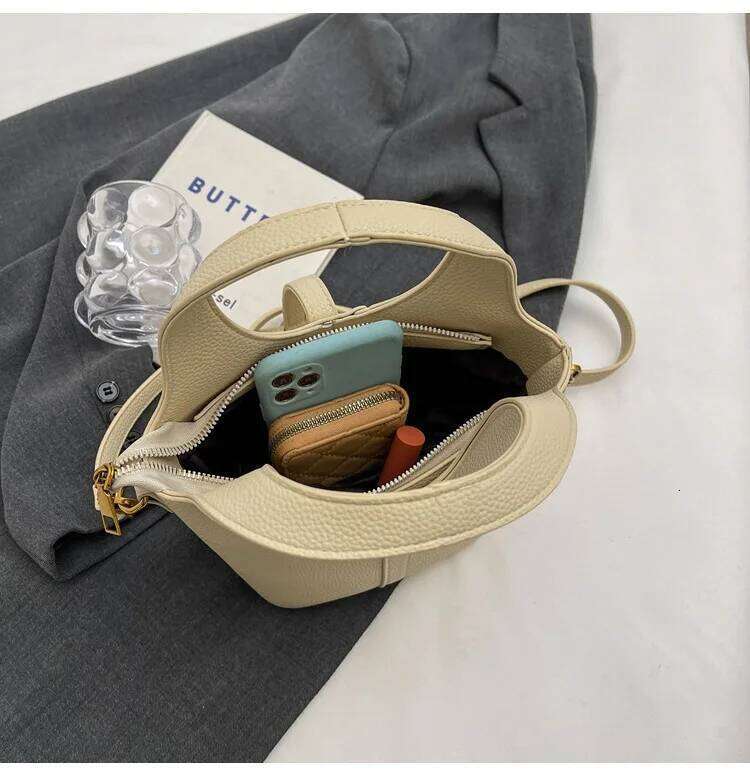 Minimalist Bucket Bag For Women High End Shoulder Crossbody Handbag Unique Kfashion Design