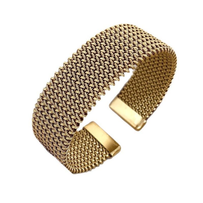 Titanium Steel Round Style Couples' Commuter Bracelet