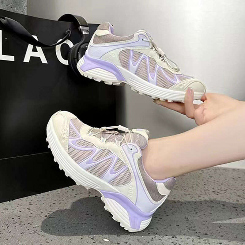 Star Style Black Warrior Casual Mesh Lightweight Breathable Outdoor Functional for Women Hiking Sports Running Shoes