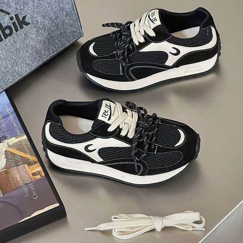 Design Sense Niche Versatile Forrest Gump for Women 2025 Summer Autumn Fashion Breathable Soft Sole Campus Sports Running Training Shoes