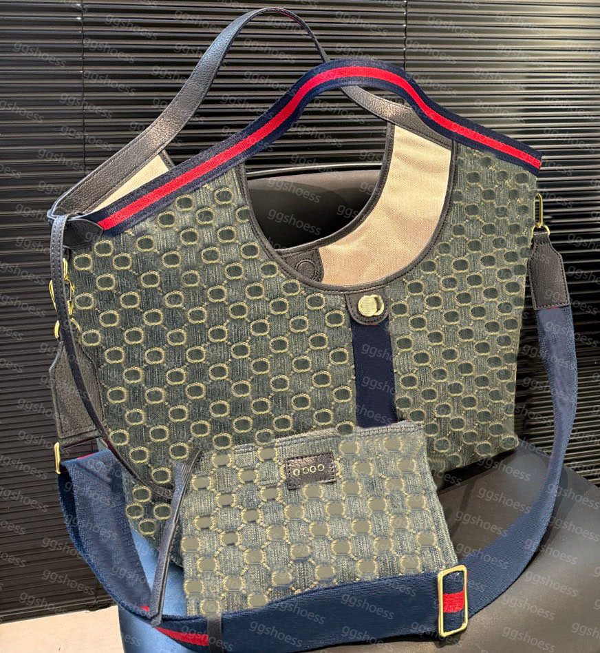 Giglio Large Tote Handbag Designer Luxury Leather Embroidery Crossbody Bag Fashion High-Capacity Women Shoulder Handbag