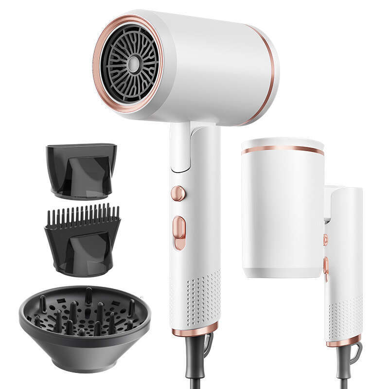 New Hair Dryer For Home Use, Negative Ion Protection, Salon Style, Strong Wind, Hot And Cold Air, Quiet, Foldable