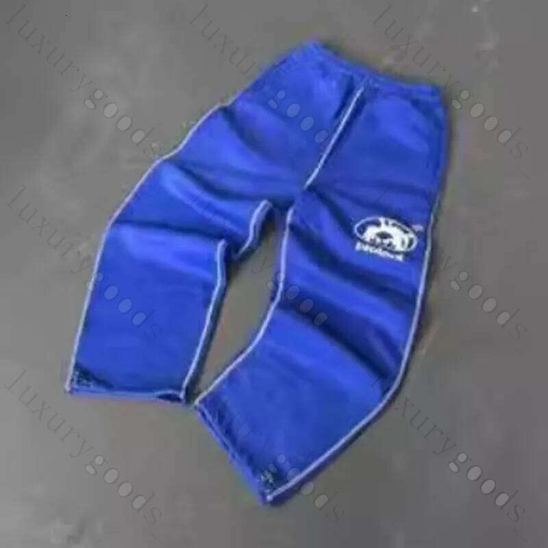 Men's Pants Streetwear Y2K Sweatpants Mens Haruku Hip Hop Letter Embroidery Baggy Casual Elastic Waist Jogging Z260315