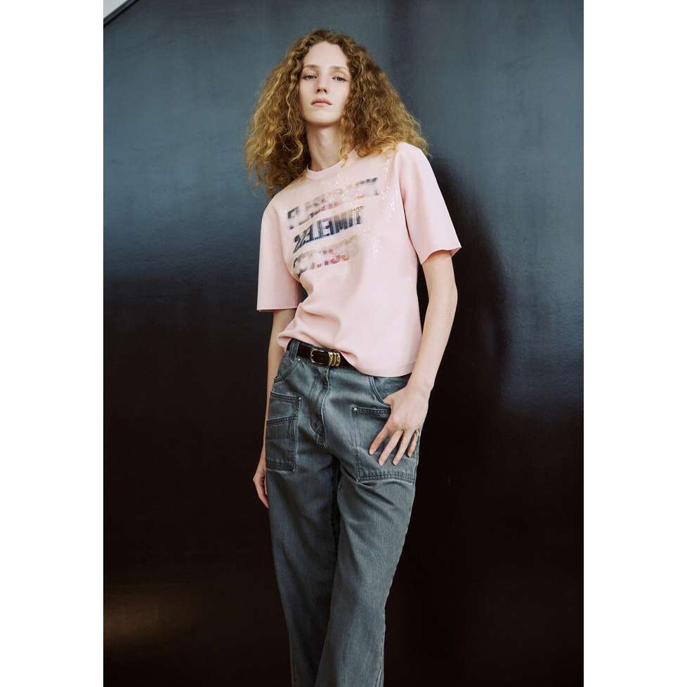 2025 New Niche Design Straight Y2K Jeans Women's Fashion High Waist Long Pants