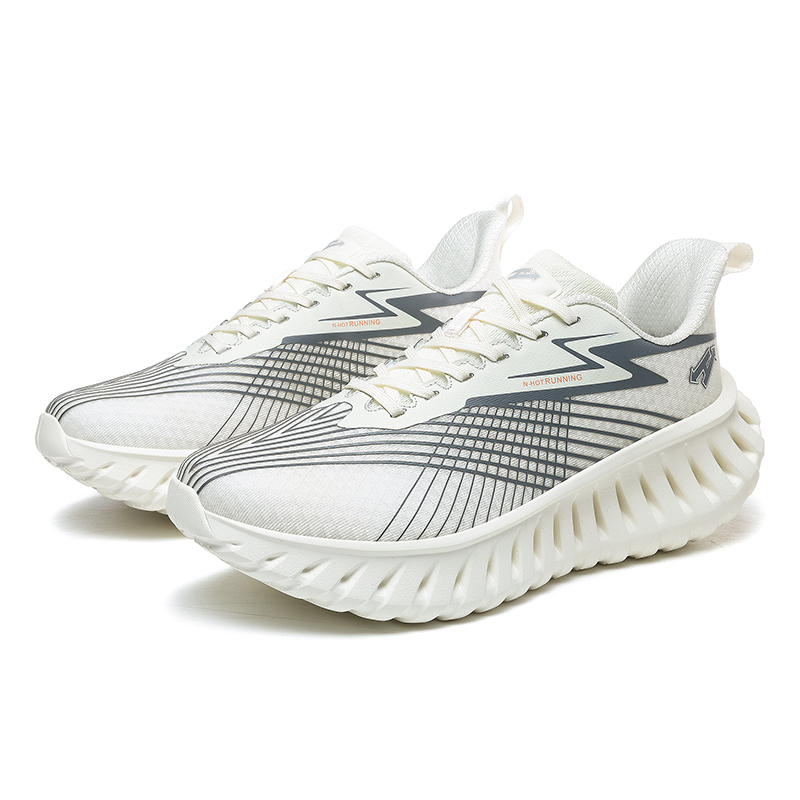 new free shipping designer Running Shoes outdoor trainer couple shoes Blade bottom shock absorption lightweight sport shoes for woman and men white gr