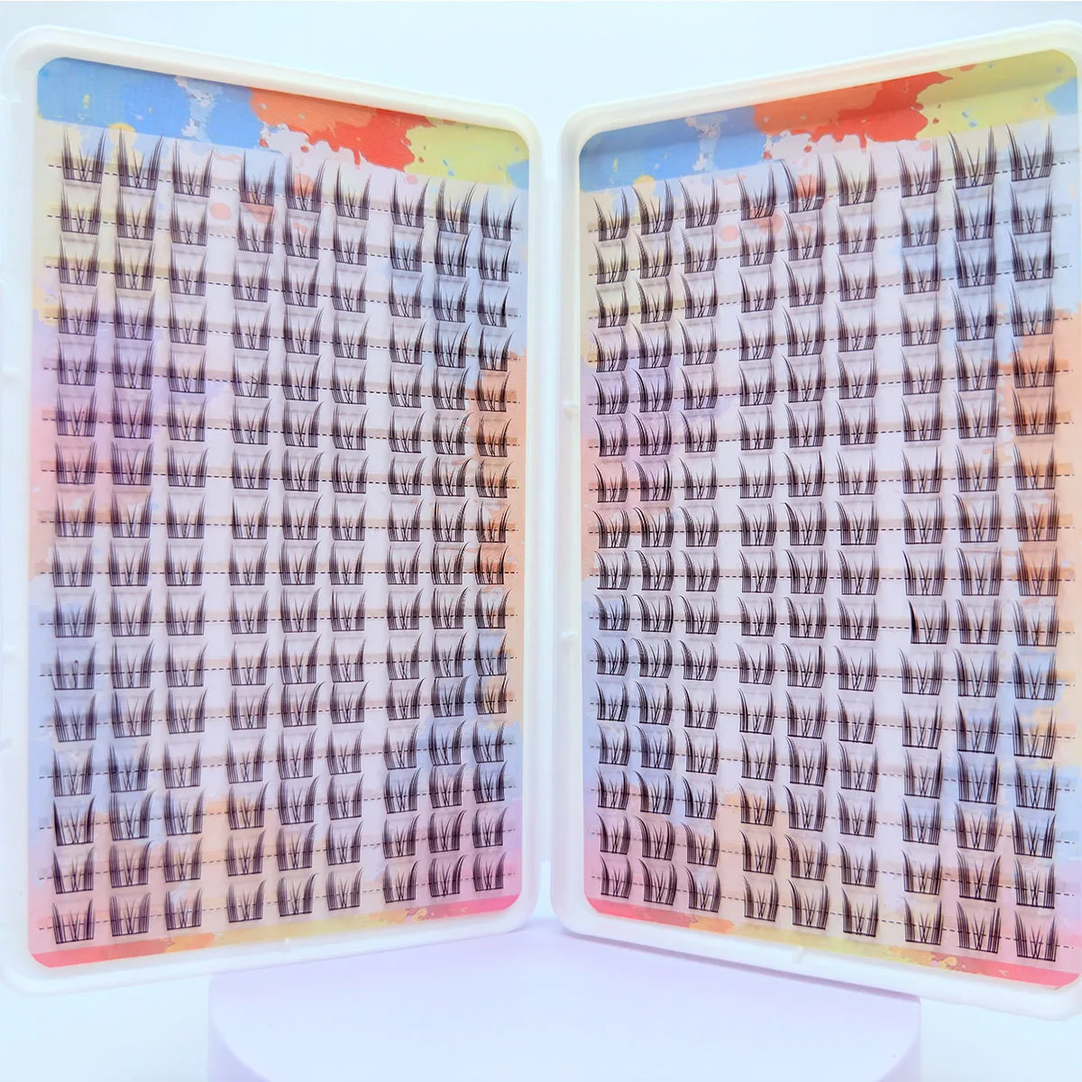 Large Capacity 384 pcs False Eyelashes Lash Cluster For Beauty 250811